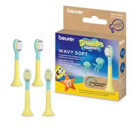 Beurer SC Wavy Soft recambios para cepillo dental eléctrico infantil | Cerdas extra suaves, para SC 11 y Philips Sonicare cepillo de dientes eléctrico sónico, con pegatinas, a partir de 3 años