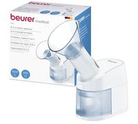 Beurer SI 40 Nebulizador de vapor, para la humidificación de la boca | Nariz y garganta, nebulización de solución salina y aceites esenciales, humidificador de aire para la temporada de resfriados