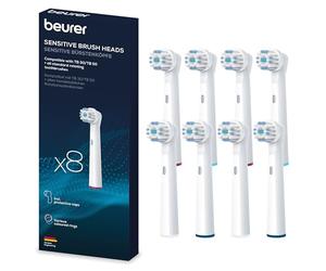 Beurer TB 30/50 Cabezales de cepillo de dientes Sensitive, Pack de 8