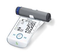 Beurer BM 85 Tensiómetro de brazo, con indicador de reposo patentado, práctica batería de iones de litio, con conexión a app, pantalla iluminada, tecnología de inflado