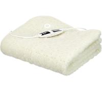 Beurer Calientacamas UB53 – Cama individual, 4 potencias, apagado 12h, 80x150 cm, crema