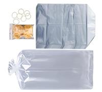 Beutel für lebende Fische - Beutel für den Fischtransport | Transportbeutel für Aquarien, Versand, Verdickter Fischbeutel für Heimaquarien, Fischgeschäfte, Transparenter Fischtragebeutel, Durchsichtig