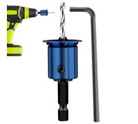 Beveling Cutter - Timber Hole Saw for Cabinetry | Rapid Shaving Alloy plus Hex Shank & Integrated Debris Clearance Flutes for Carpentry, Renovations, Framing and Sculpting Projects