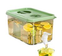 Beverage Dispenser For Fridge - 2.8L PP Water Container, Juice Storage Jug | Cold Drink Server With Spigot, Portable Drinks Holder For Pantry, Camping, Picnic, Office And Home Kitchen Use