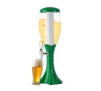 Beverage Drink Dispenser, Water Dispenser with Ice Tube Spigot, Glowing Tower, Ideal for Home Use, Abs Material, Stylish Drink Storage, Large Capacity, Easy to Clean