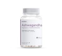 Beverly Ashwagandha KSM-66 ecológica - 300 mg de extracto de ashwagandha orgánica - 60 Servicios - Raíz del sueño de la India - 60 cápsulas veganas - Probada en laboratorio, sin aditivos