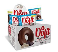 Beverly Dofit 15% Proteína | Estuche 12 ud. de 75 gr | Rosquilla protéica | Sin azúcares añadidos | dieta aumento de peso y fuerza (BLACK COOKIES)