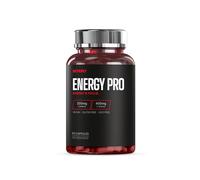 Beverly Energy Pro Cápsulas Vegetales - 90 Cápsulas - 90 Servicios | Cafeína + Taurina, Efecto estimulante, Energía inmediata