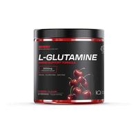 Beverly Glutamina - L-Glutamina pura de máxima calidad origen Kyowa - 300 g - 60 servicios - Vegana - Recuperación muscular (CEREZA)