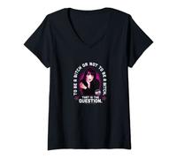 Beverly Hills 90210 Brenda Walsh The Question Poster Camiseta Cuello V