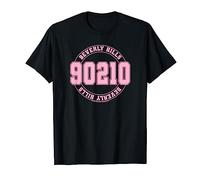Beverly Hills 90210 Collegiate Mirrored Image Logo Camiseta