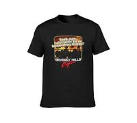 Beverly Hills Cop Banana In My Tailpipe Retro Movie Unisex 100% Cotton Short-Sleeve T-Shirts Black L