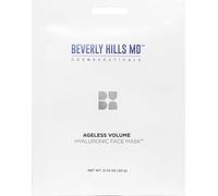 Beverly Hills MD Máscara facial hialurónica de volumen sin edad, reduce la apariencia de arrugas, fórmula antienvejecimiento para piel regordeta e hidratada, paquete de 8 unidades, mascarilla
