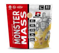 Beverly Monster Mass - Proteína de suero whey mas hidratos de carbono y glutamina - 5 Kg - 83 servicios - Masa muscular y fuerza. Excelente sabor y disolución. Sabor (VAINILLA)