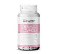 Beverly Vitamin D3+K2 - Fórmula especial mujer - 4000 IU D3 + 100 ug K2-60 cápsulas - 60 servicios - Mejora la absorción del calcio, refuerzo del sistema inmunológico