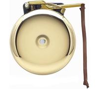 Bevin Bells Brass Trip Gong | Campana de boxeo tradicional de 10 pulgadas | Fuerte y hecho de acero y latón | Dispositivo de entrenamiento y advertencia de boxeo en uno | Accesorio de cueva / bar para