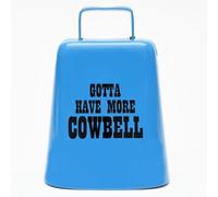 Bevin Bells "Gotta Have More Cowbell" (mediano) | Campana de vaca de Kentucky con color azul cobalto | Hecho de acero | Fabricantes de ruido fuerte con mango | Fabricado en CT, Estados Unidos