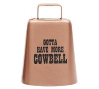 Bevin Bells "Gotta Have More Cowbell" (mediano) | Campana de vaca de Kentucky con color cobre | Hecho de acero | Fabricantes de ruido fuerte con mango | Fabricado en CT, Estados Unidos