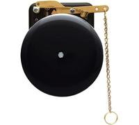 Bevin Bells Steel Trip Gong | Campana de boxeo tradicional de 15 cm | Fuerte y hecho de acero y latón | Dispositivo de entrenamiento y advertencia de boxeo en uno | Accesorio de cueva o bar para