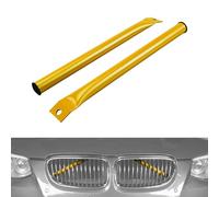Bevinsee Barras de Apoyo en V Compatible with Las Series 3 E90/E91/E92/E93 2006-2013, Rejilla Frontal de Acero de Alta Resistencia Solo para la Serie E9X, Recubrimiento en Polvo, Dorado