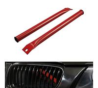 Bevinsee Barras de apoyo en V Compatible withla serie 3 E90/E91/E92/E93 2006-2013, rejilla frontal de acero de alta resistencia solo para la serie E9X, recubrimiento en polvo, color rojo