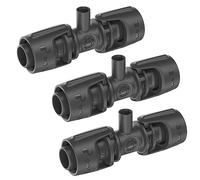 Bewässerung Gardena - Pieza en T para boquilla de pulverización de 13 mm, distribuidor de manguera (3 unidades en T para boquilla de pulverización de 13 mm)