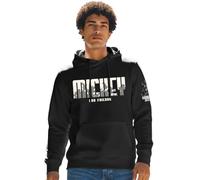 Bewakoof X Disney Mickey Mouse - Sudadera con capucha de forro polar para hombre, ajuste regular, ropa de invierno para hombre, Negro 01, XL