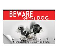 Beware of dog - Adhesivo decorativo para cocker spaniel