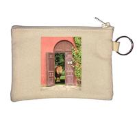 Beware of Dog - Llavero con diseño de león, color beige, beige, Talla única