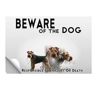 Beware of dog Stick Welsh Terrier
