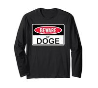 Beware of Doge Sign,Stop Doge No D.O.G.E. Anti Doge Bad Doge Manga Larga