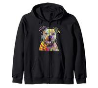 Beware of Pit Bulls, Dean Russo Pitbull Original - Dog Lover Sudadera con Capucha