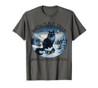 Beware The Jolakotturinn Yule Cat Islandic Christmas Norse Camiseta
