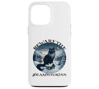 Beware The Jolakotturinn Yule Cat Islandic Christmas Norse Carcasa para iPhone 13 Pro MAX