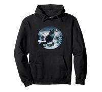 Beware The Jolakotturinn Yule Cat Islandic Christmas Norse Sudadera con Capucha