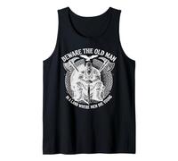 Beware The Old Man In A Land Where Men Die Young Vikings Camiseta sin Mangas