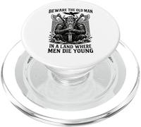 Beware The Old Man In A Land Where Men Die Young Vikings PopSockets PopGrip para MagSafe