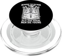 Beware The Old Man In A Land Where Men Die Young Vikings PopSockets PopGrip para MagSafe