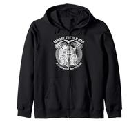 Beware The Old Man In A Land Where Men Die Young Vikings Sudadera con Capucha