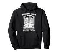 Beware The Old Man In A Land Where Men Die Young Vikings Sudadera con Capucha