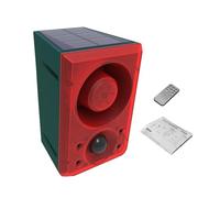 Bewegungsmelder-Alarm im Freien,Solares Sicherheitssirenenlicht - Solar-Sicherheitssirene für den Außenbereich mit Fernbedienung, 3 Arbeitsmodi, Bewegungsmelder-Alarmleuchte für Villa Farm