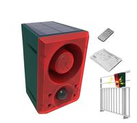 Bewegungsmelder-Alarm | Solares Sicherheitssirenenlicht,Solar-Sicherheitssirene für den Außenbereich mit Fernbedienung, 3 Arbeitsmodi, Bewegungsmelder-Alarmleuchte für Villa Farm