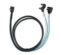 Bewinner 1 Metro/3.3 Pies Mini-SAS Cables Cable de Disco Duro HD 36P SFF-8643 a Conector SATA Conector 7Pinx4 Cable de Unidad de Disco Duro de Moldeo por Inyección