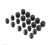 Bewinner 10 Pares de Control de Volumen Walkie Talkie y Accesorios de marcación de Canales para botón Intercambiable Resistente y Duradero para Radio walkie Talkie