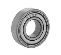 Bewinner 10pcs 699ZZ Micro Rodamiento de Bolas de Acero para Rodamientos con Doble Blindaje, para Pequeños Proyectos de Eje/Varilla de 9mm, 9 * 20 * 6mm