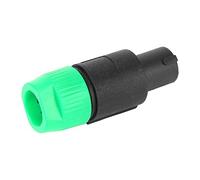 Bewinner 10PCS C NL4FC Conector de Altavoz de Audio Conector de Cable de Enchufe Speakon Impermeable de 4 Pines 30A RMS para Cable de 6-15 Mm, Contactos Chapados en Níquel de Cobre, Azul (GREEN)