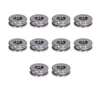 Bewinner 10PCS Rodamientos de Bolas de Empuje Plano Kit de Rodamientos de Metal Axiales en Miniatura Desmontables de Alta Precisión - 51101, 12 Mm ID, 26 Mm OD, 9 de Espesor (51101)