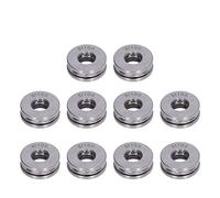 Bewinner 10PCS Rodamientos de Bolas de Empuje Plano Kit de Rodamientos de Metal Axiales en Miniatura Desmontables de Alta Precisión - 51101, 12 Mm ID, 26 Mm OD, 9 de Espesor (51100)