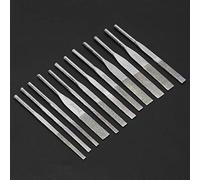 Bewinner 12 Limas de Diamante Cónicas con Vástago de 3 Mm para Rectificado Alternativo, Esmeril, Reparación de Moldes, Eliminación de Rebabas de Metal, Tallado de Jade, Grabado en Vidrio, 60 G Plano