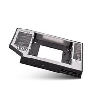 Bewinner 2.5in Professional Soporte para Disco Duro Interno para Computadora Portátil Estuche Interno Disco Duro SATA I II III Soporte para CD/DVD-ROM Puerto SATA HDD/SDD de 12.5 Mm de Espesor